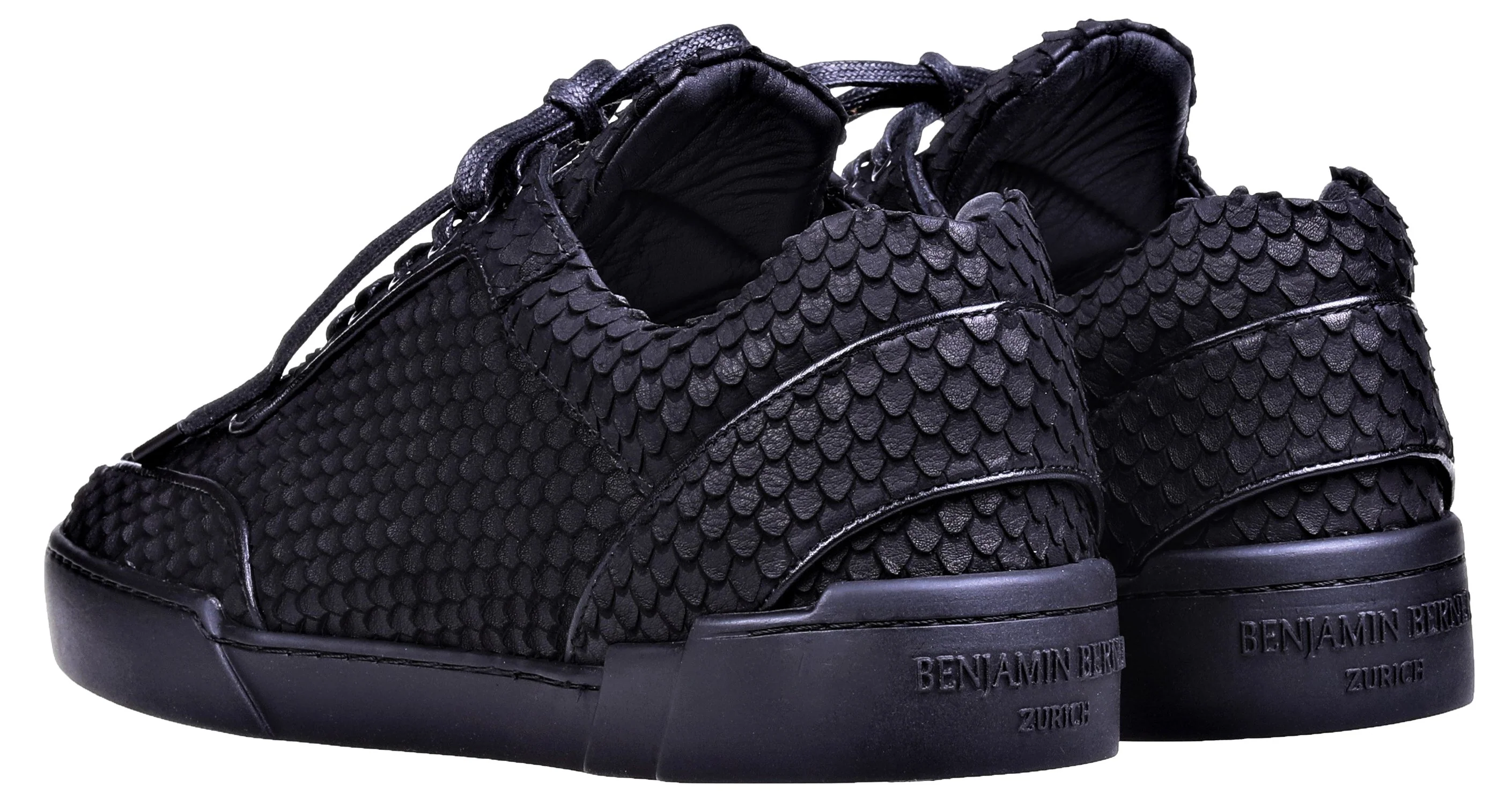 Low-Top BLACK COBRA CUT NUBUCK - Image 3