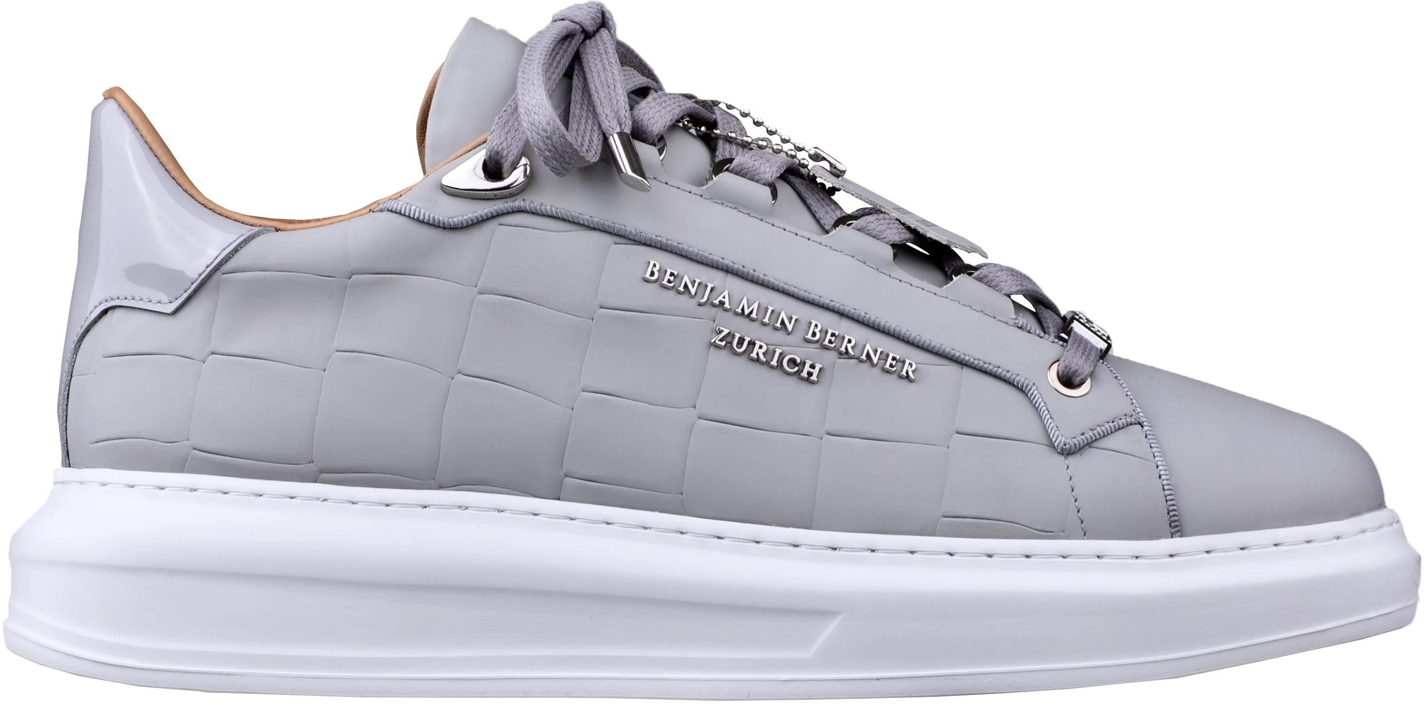 BNJ ACHILLE ICE GREY MATT CROCODILE - Image 2