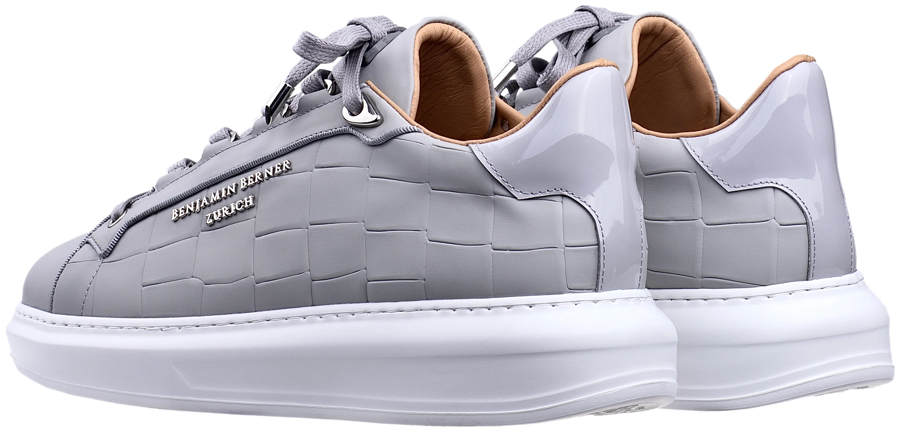 BNJ ACHILLE ICE GREY MATT CROCODILE - Image 3