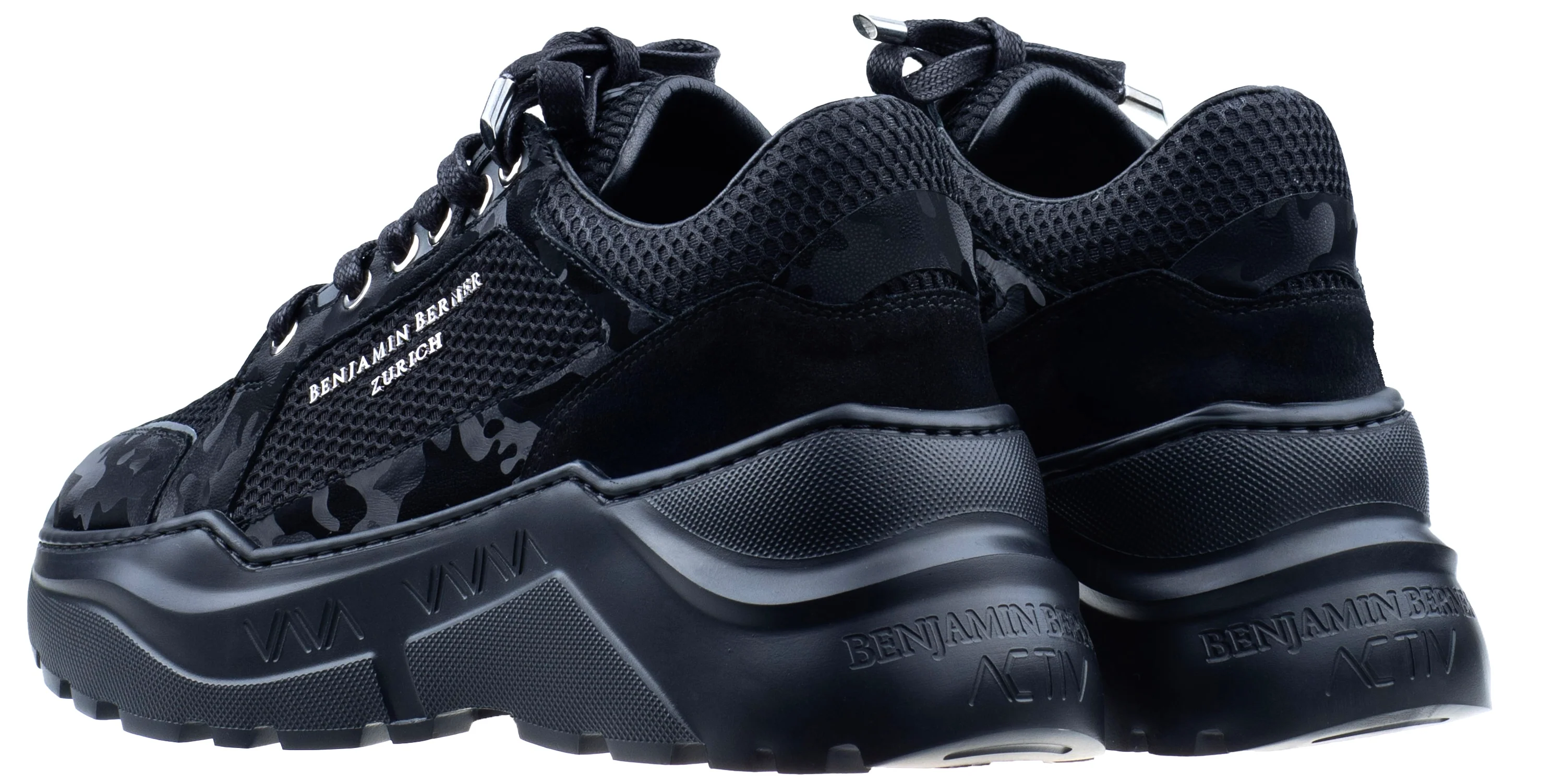 BNJ COLIN BLACK REFLECTIVE CAMOUFLAGE-MESH - Image 3