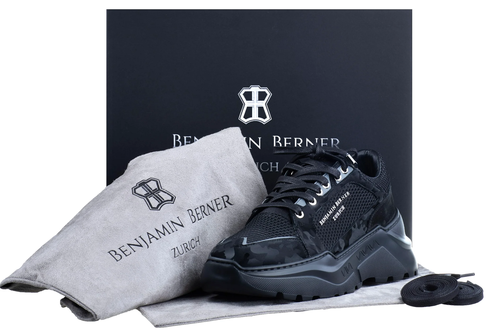 BNJ COLIN BLACK REFLECTIVE CAMOUFLAGE-MESH - Image 4