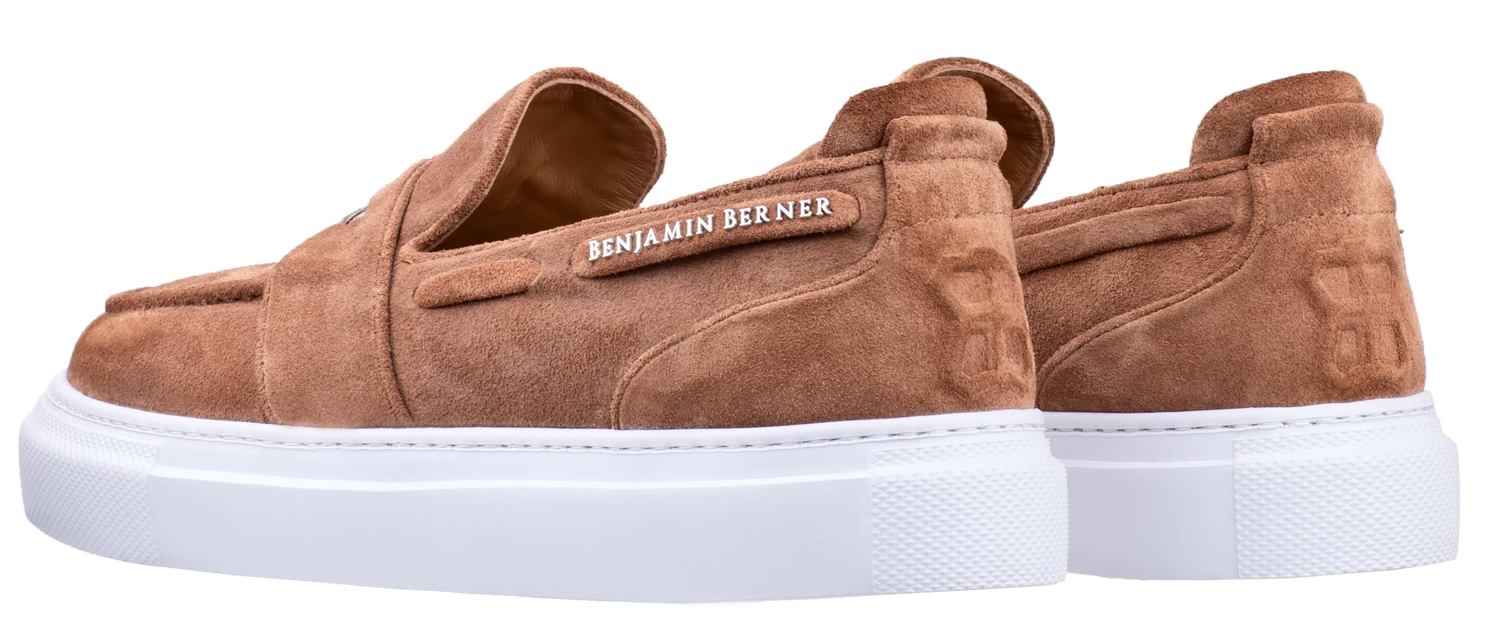 BNJ ENZO  COPPER SUEDE PENNY LOAFER - Image 3