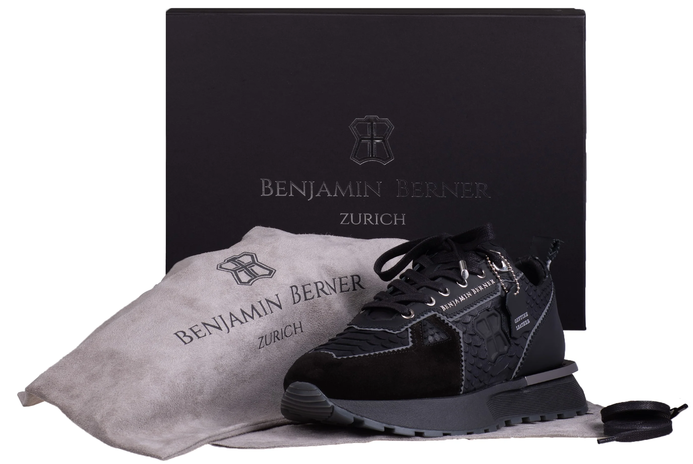 BNJ NEXUS BLACK PYTHON CUT-MATT NAPPA - Image 3