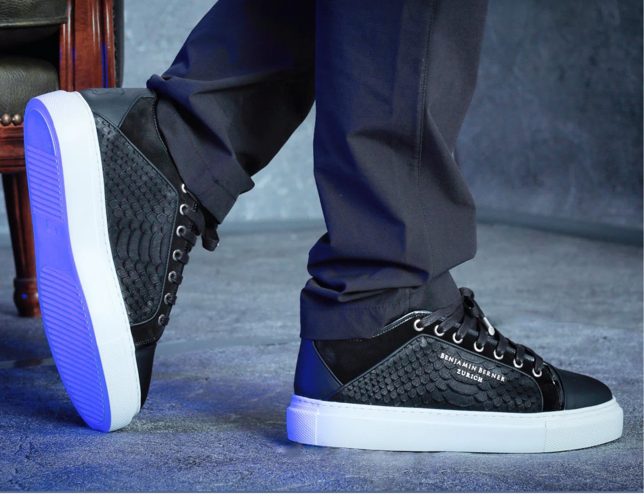 BNJ ODIN BLACK PYTHON CUT NAPPA - Image 5