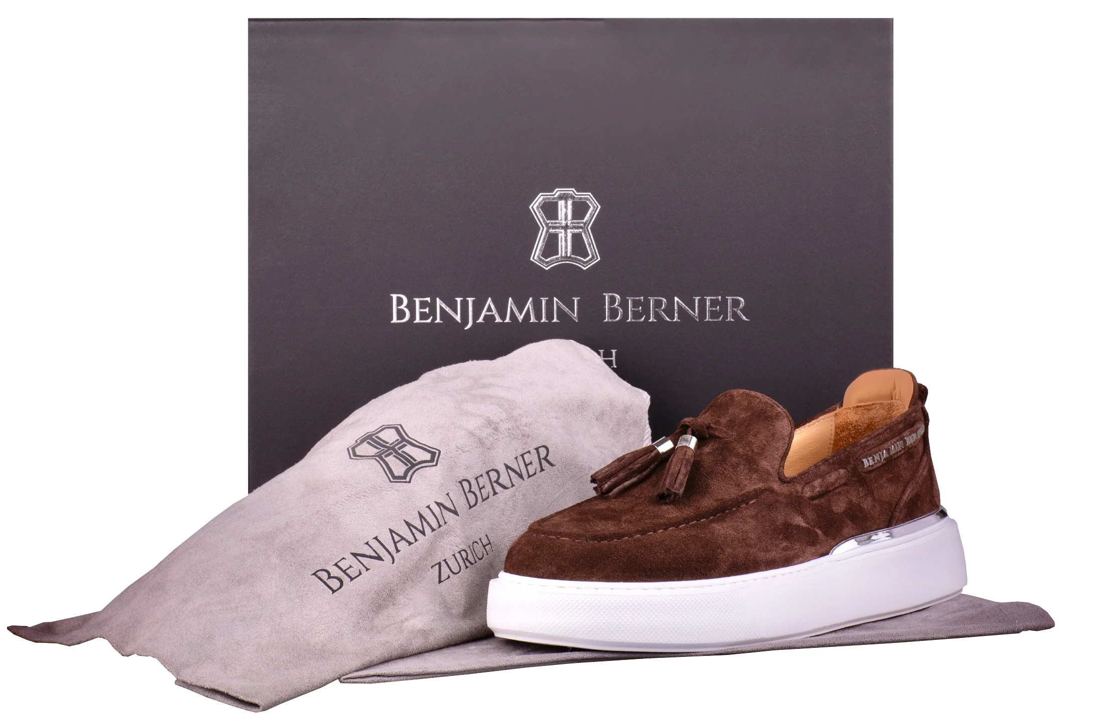 BNJ ORION BROWN SUEDE   TASSEL LOAFER - Image 4