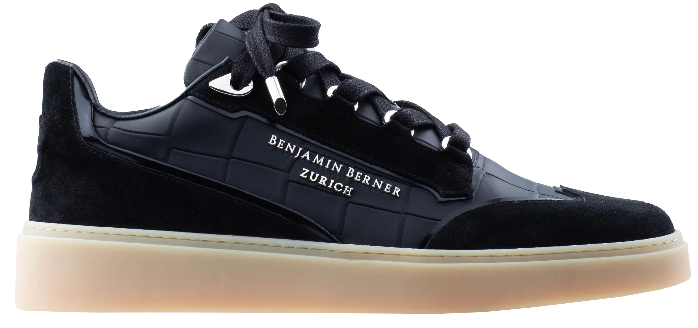 BNJ PABLO BLACK MATT CROCODILE - Image 2
