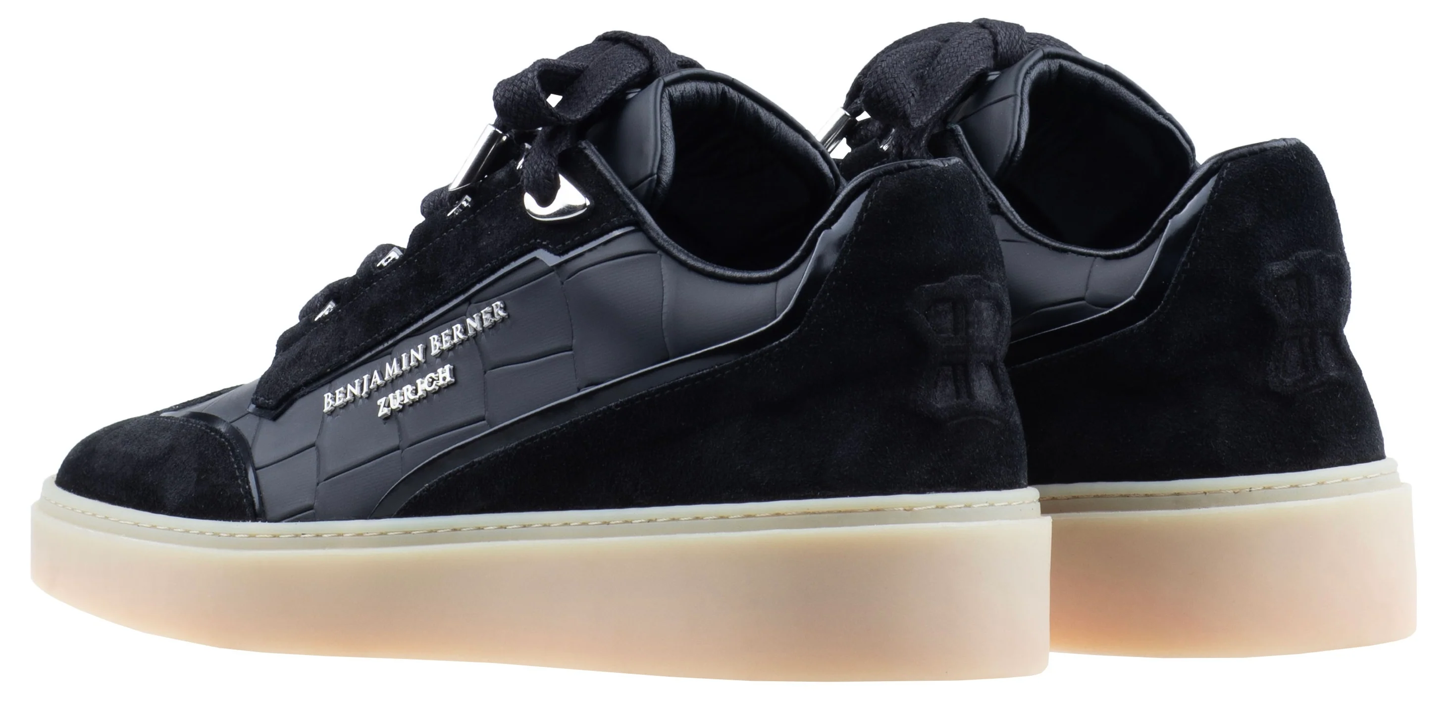 BNJ PABLO BLACK MATT CROCODILE - Image 3