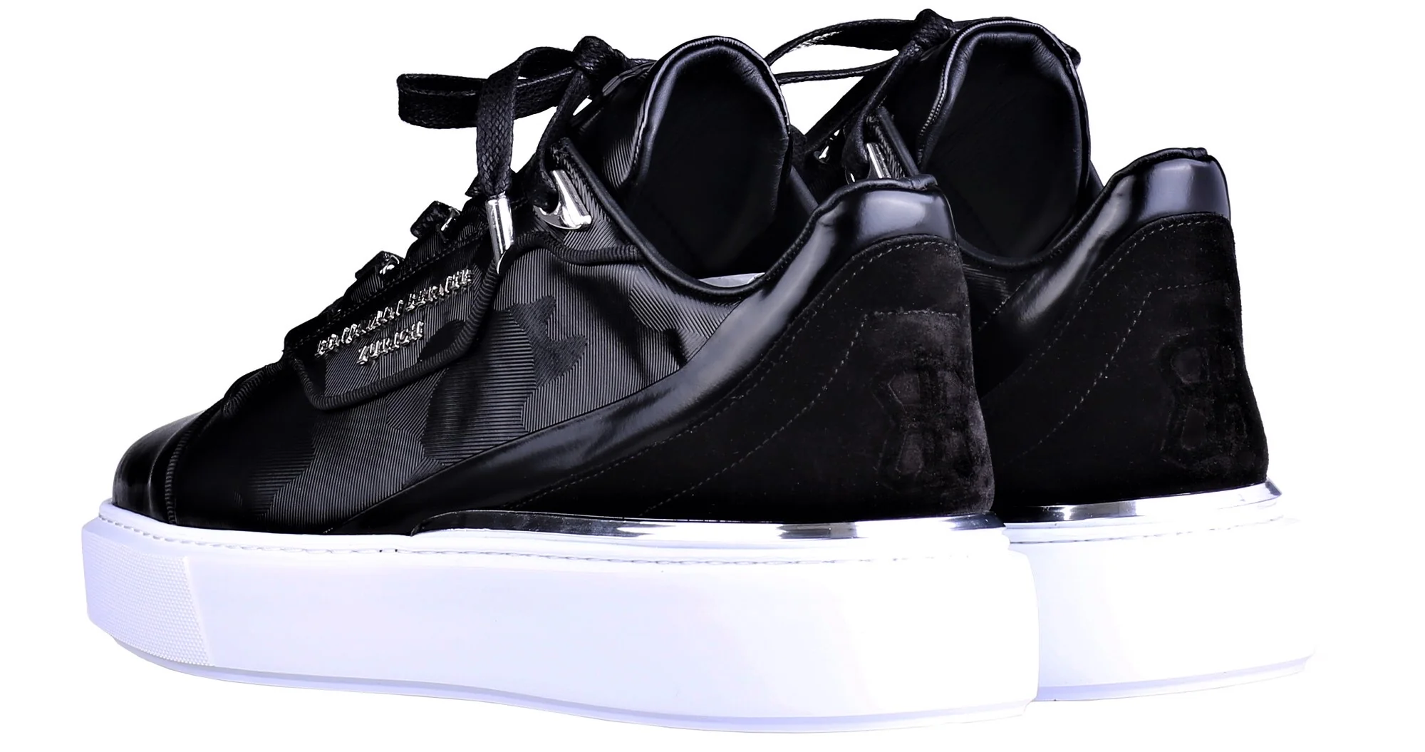 BNJ RAPHAEL Low-Top 3D CAMOUFLAGE EMBOSSED BRUSHED CALFSKIN - Image 3