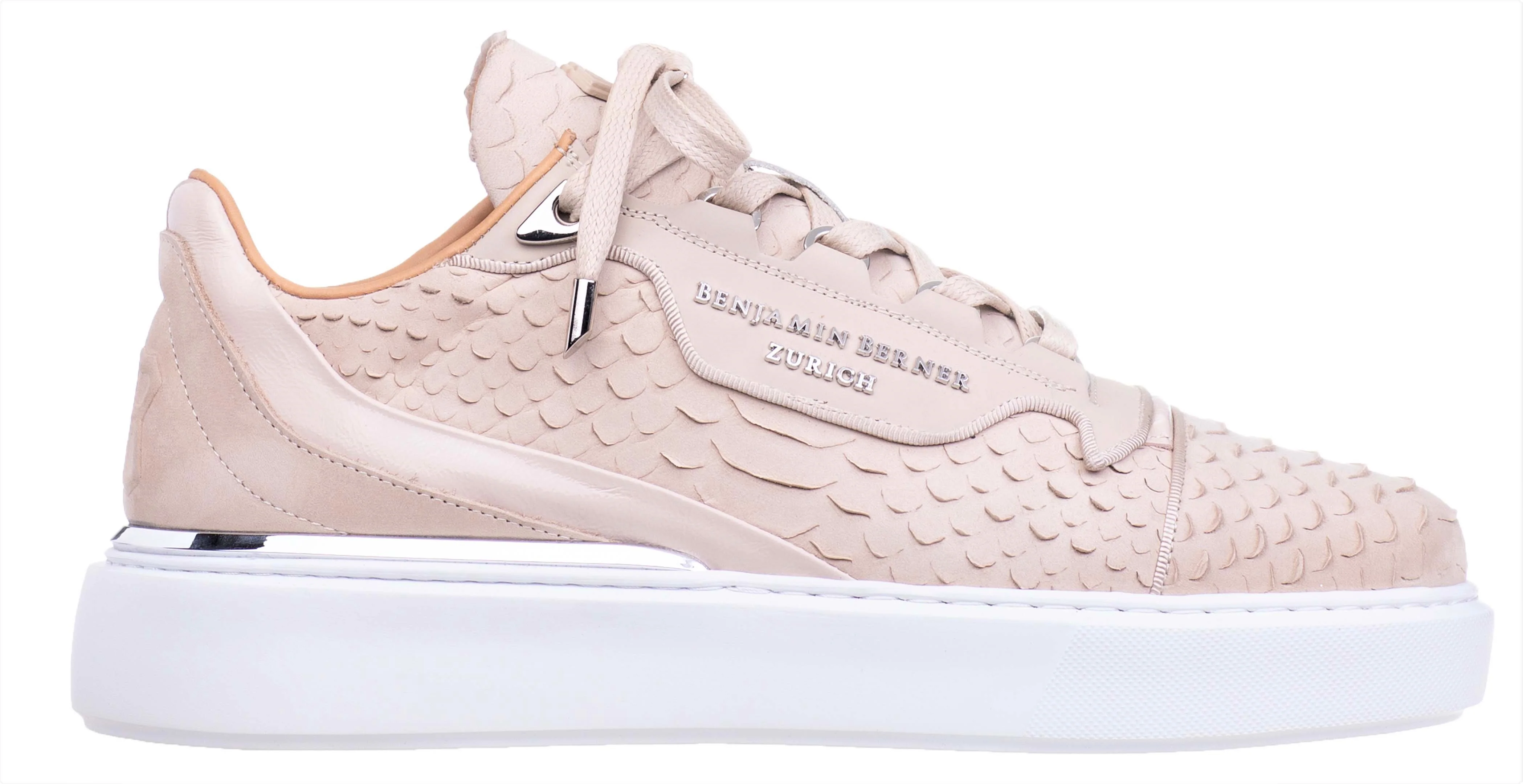 BNJ RAPHAEL Low-Top  MARBLE  PYTHON CUT-MATT NAPPA - Image 2