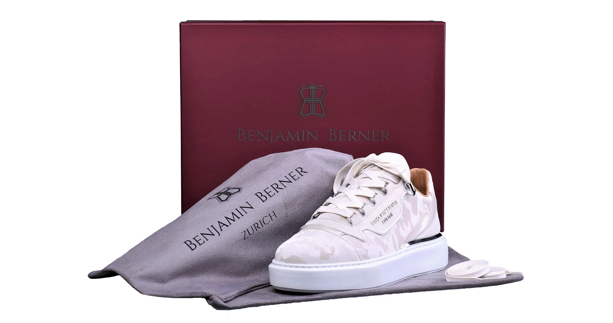 BNJ RAPHAEL Low-Top  MARBLE REFLECTIVE CAMOUFLAGE CALFSKIN - Image 4