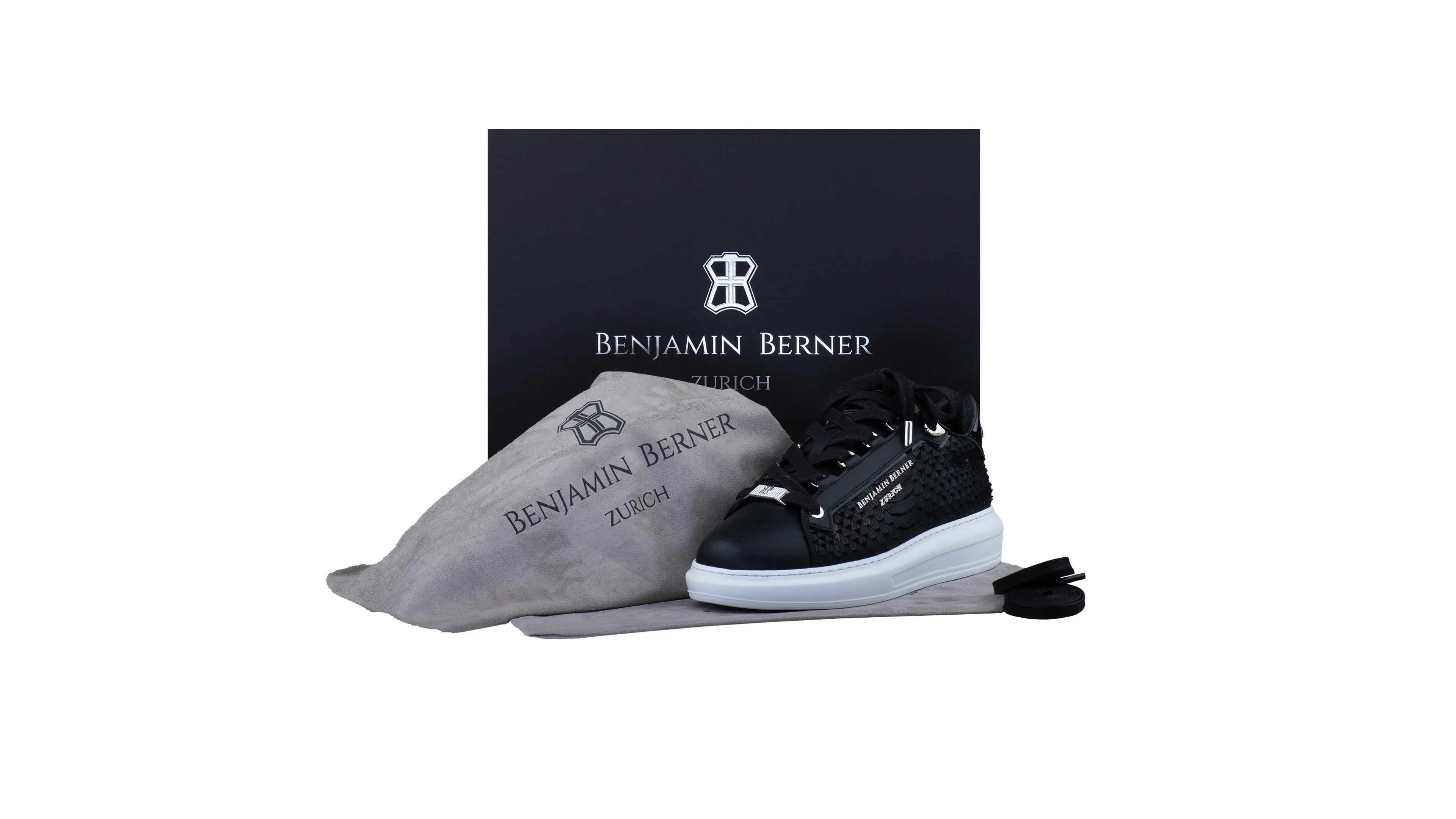 BNJ WOMEN'S ACHILLE BLACK PYTHON CUT - Image 4