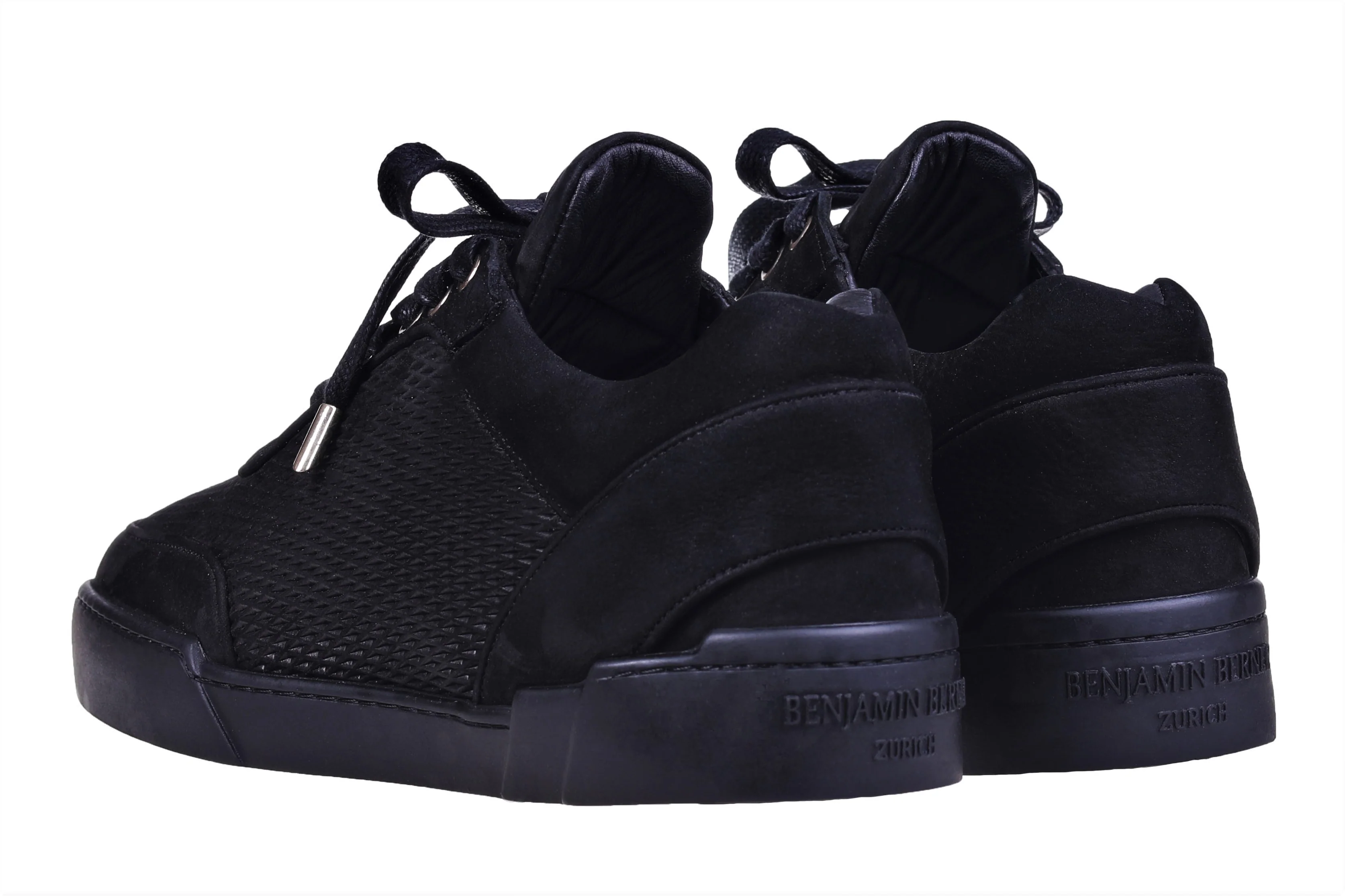 Low-Top ALL BLACK NUBUCK - Image 3