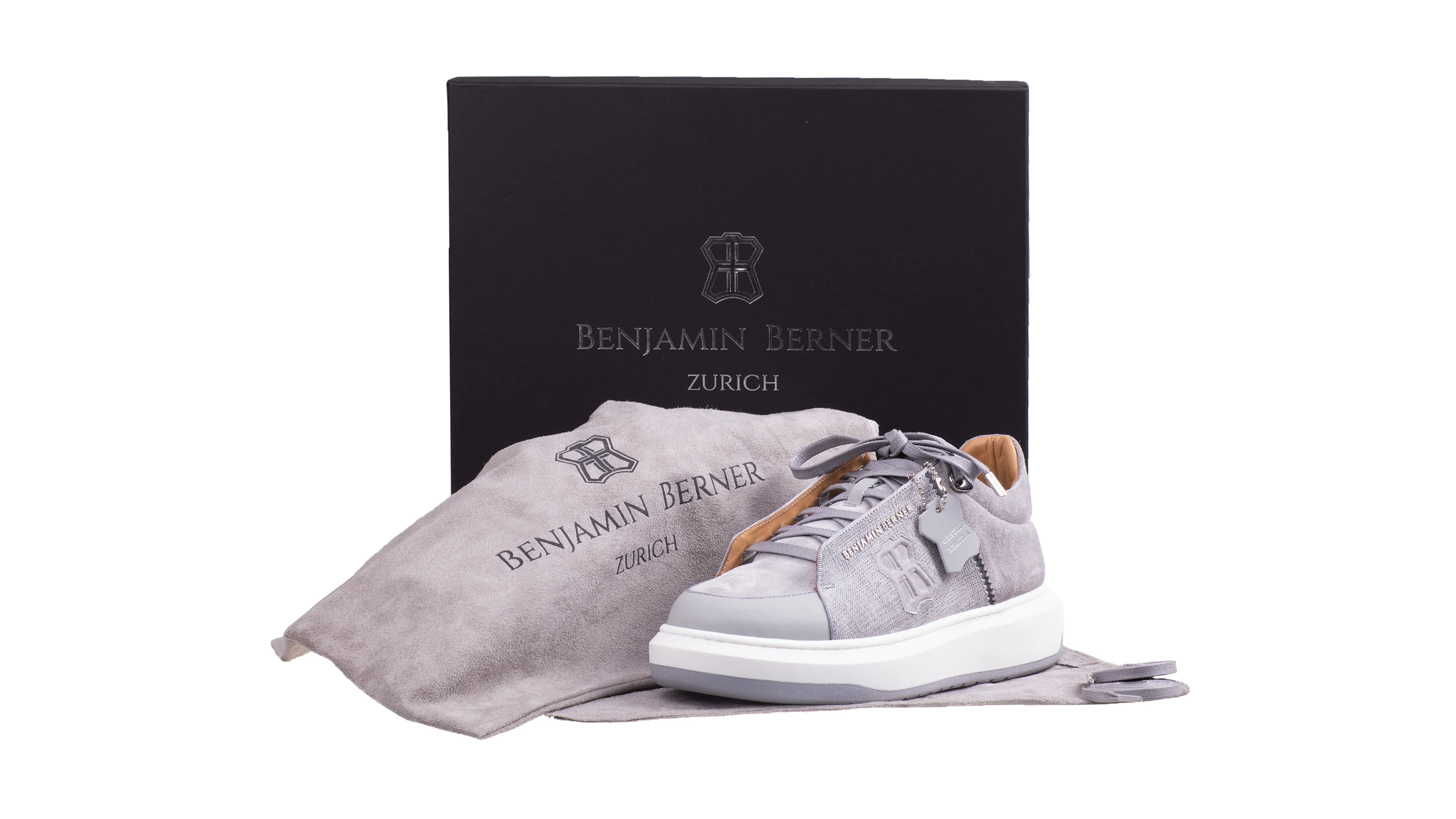 BNJ THEO ICE GREY JEAN EFFECT NUBUCK - SUEDE - Image 3