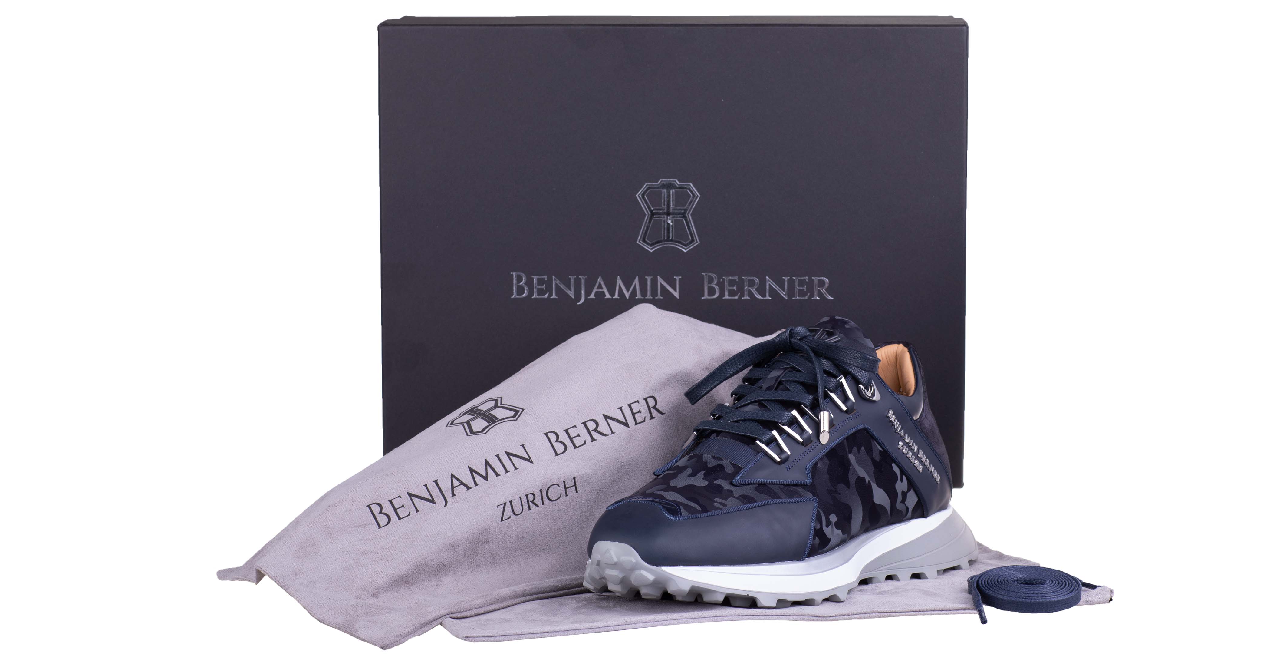 LOW-TOP BNJ ALPHA RUNNER NAVY REFLECTIVE CAMOUFLAGE - Image 3