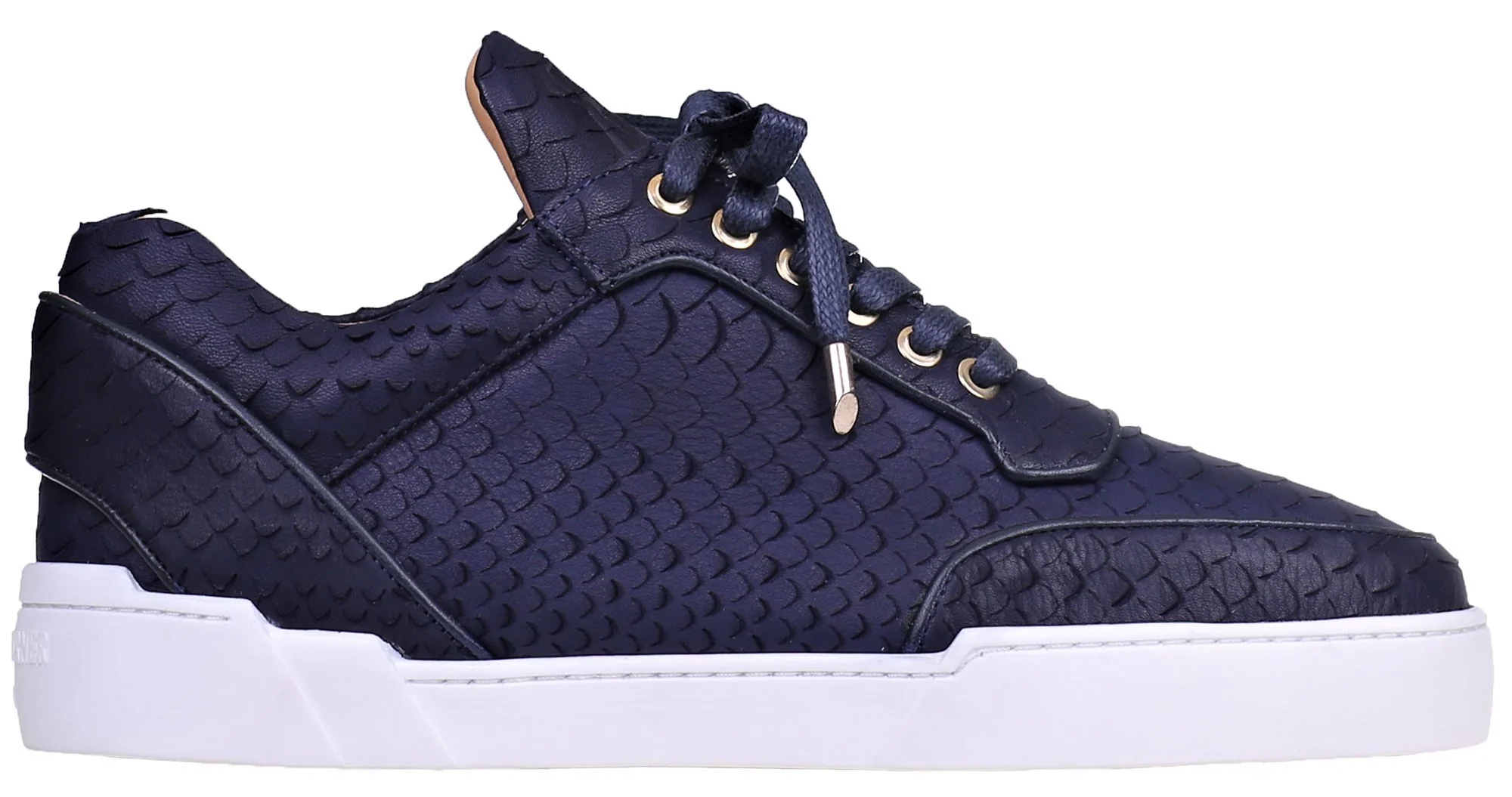 Low-Top MIDNIGHT BLUE PYTHON CUT - Image 2