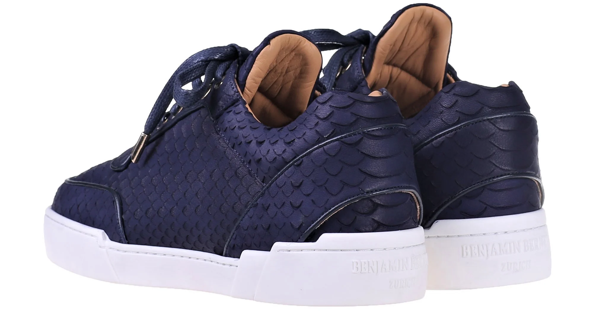 Low-Top MIDNIGHT BLUE PYTHON CUT - Image 3