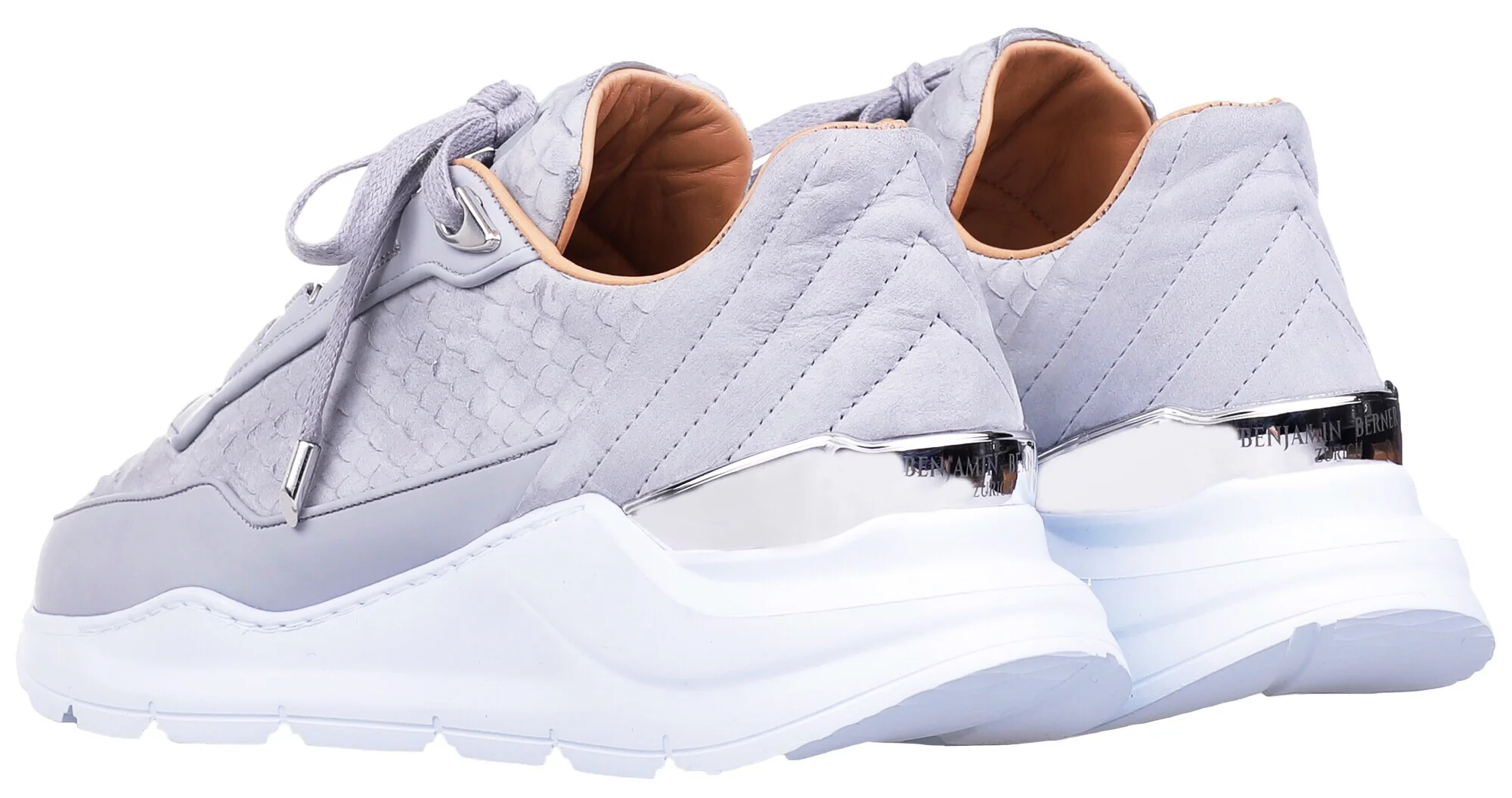 Women's Low-Top Hector Runner Ice Grey  Python Cut -Matt Nappa - Image 3