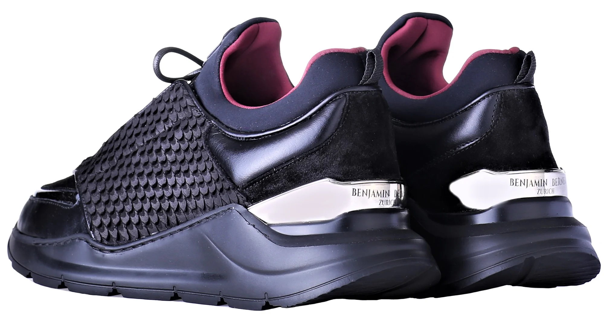 Low-Top BNJ MAGNUS RUNNER ALL BLACK COBRA CUT-NEOPRENE - Image 3