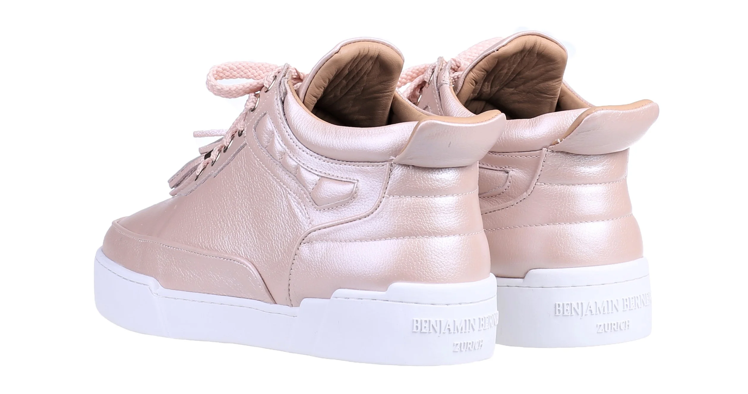 Women's Mid-Top Champagne Silk Finish Nappa - Image 3