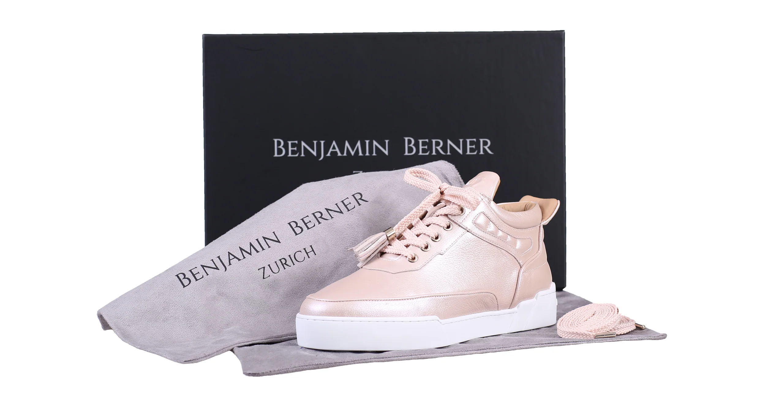 Women's Mid-Top Champagne Silk Finish Nappa - Image 4